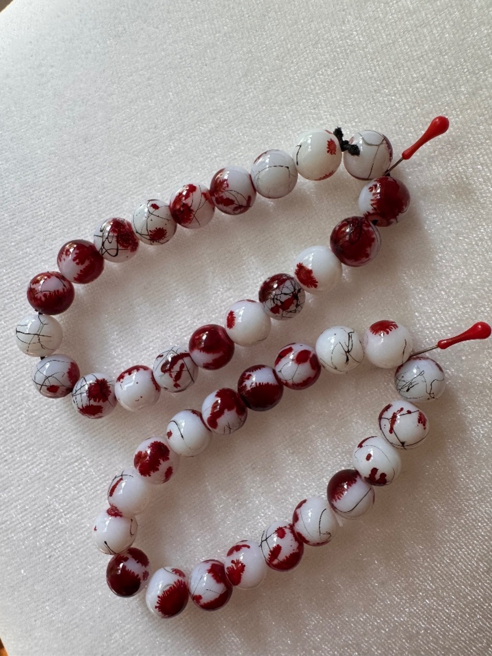 Handmade Beaded Stretch Bracelets Lot of 4 Gemstone & Glass $5 Each